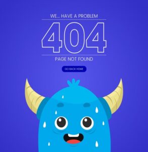 Illustration erreur 404